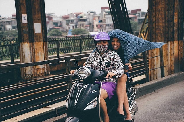 vietnam hanoi motorroller