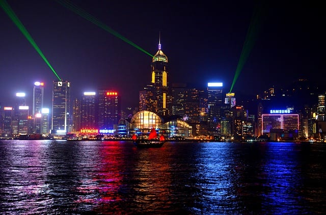 hongkong skyline china