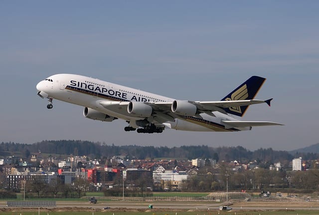 flugzeug singapore airlines airbus a380