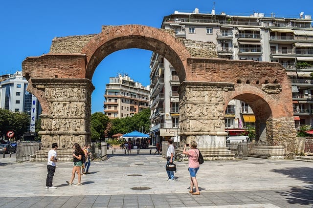 griechenland thessaloniki arch of galerius